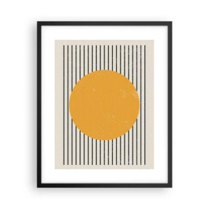 Plagát v čiernom ráme - Sila jednoduchosti - 40x50 cm