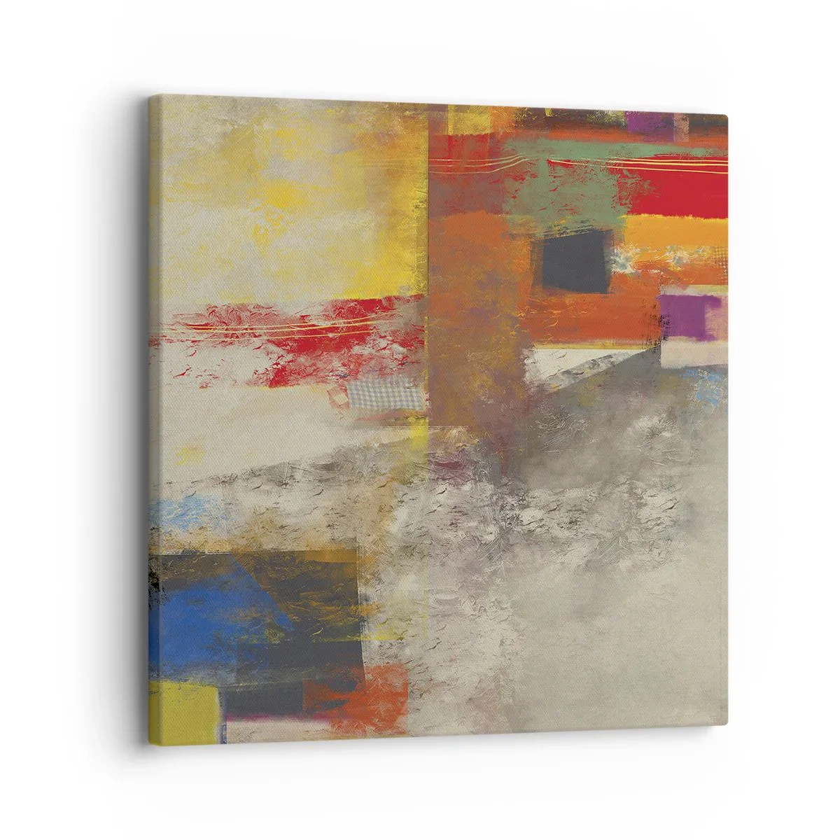 Obraz na plátne - Geometria farieb - 30x30 cm