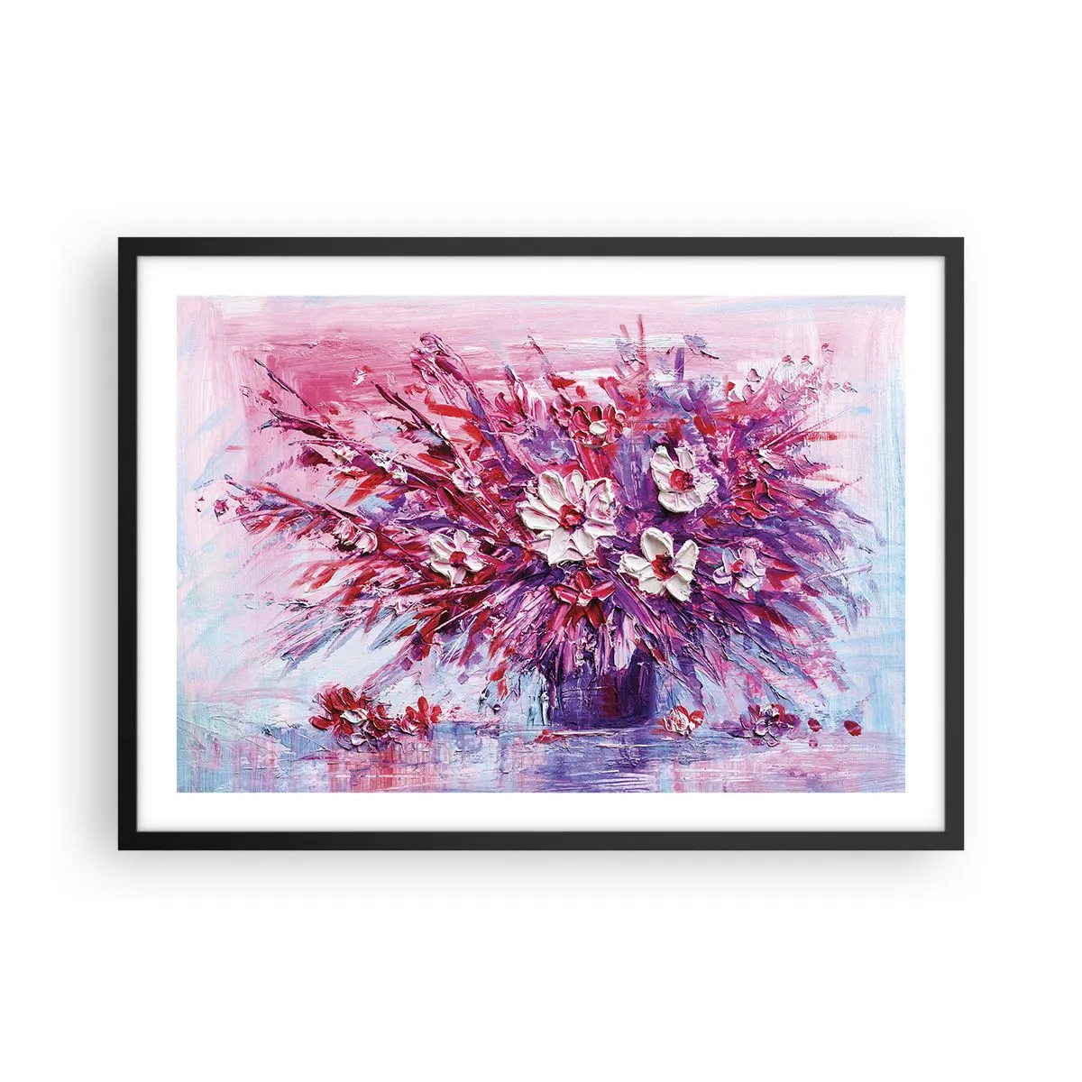 Plagát v čiernom ráme - Nevinnosť a vášeň - 70x50 cm