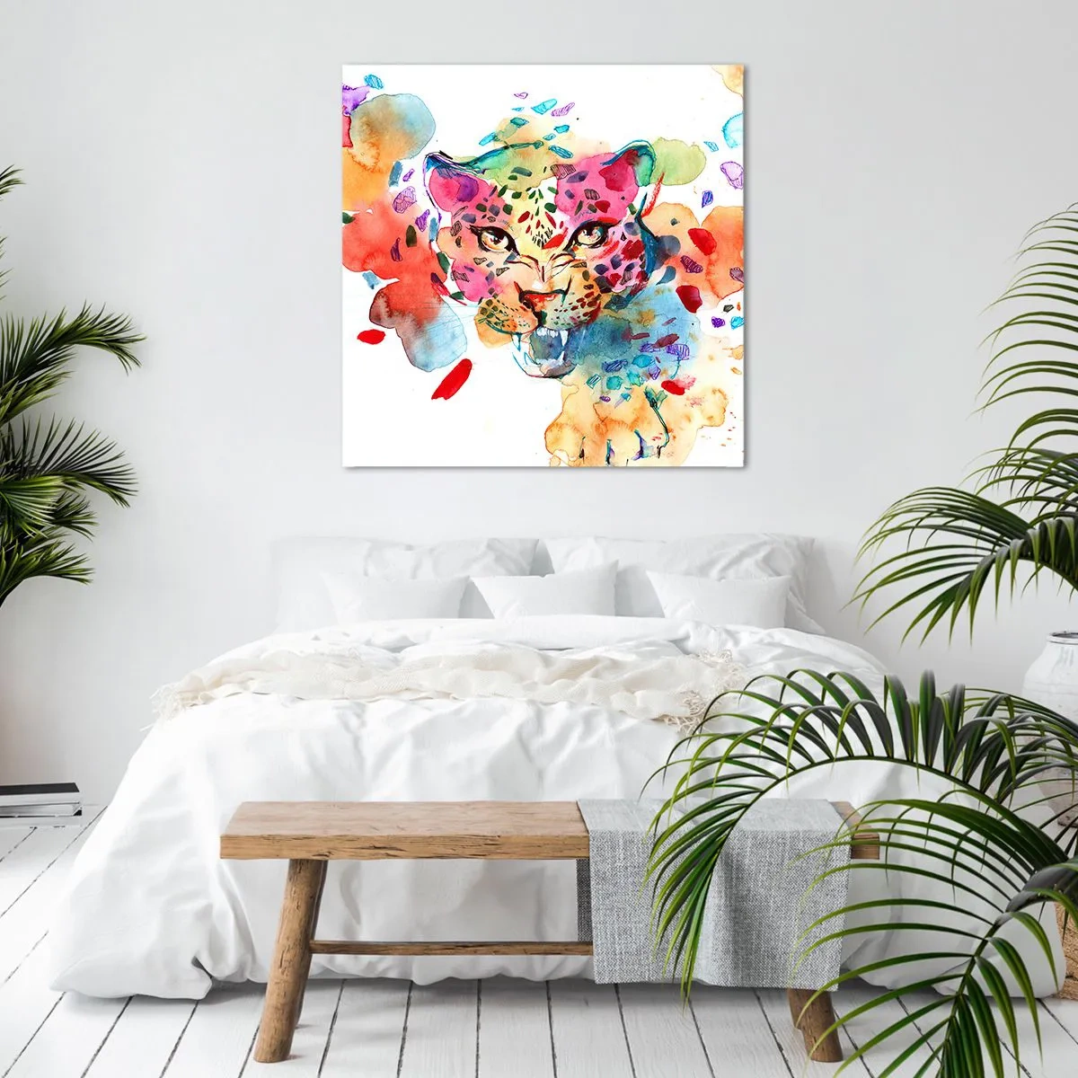 Obraz na plátne - Kráska a zviera - 60x60 cm