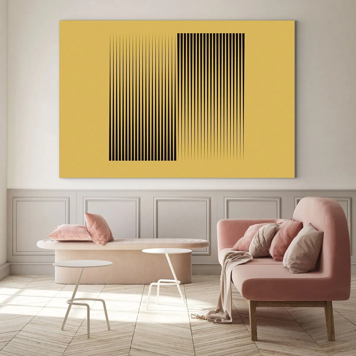 Obraz na skle - Štvorec protikladov - 120x80 cm