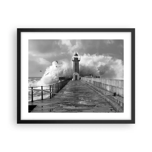 Plagát v čiernom ráme - Nebojácna - 50x40 cm