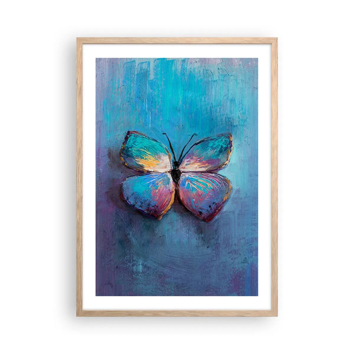 Plagát v ráme zo svetlého duba - V celej svojej kráse - 50x70 cm