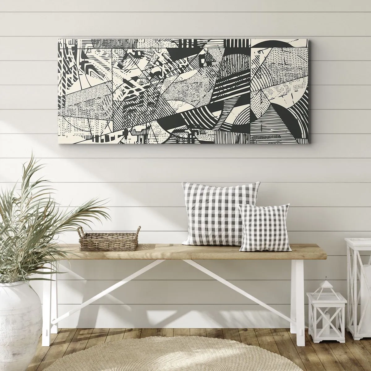 Obraz na plátne - Dynamika súčasnosti - 140x50 cm