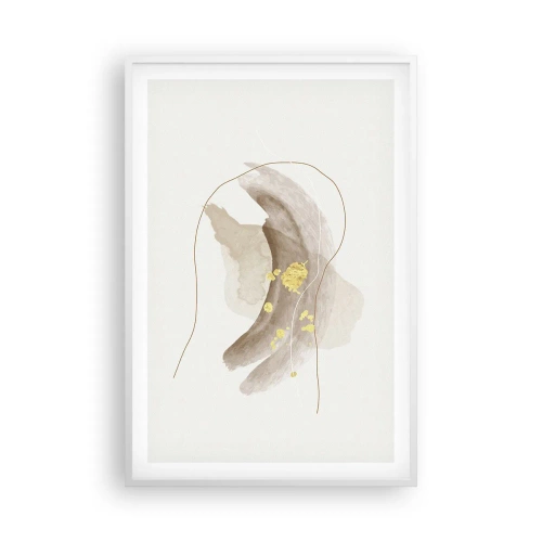 Plagát v bielom ráme - Vesmírna bytosť - 61x91 cm