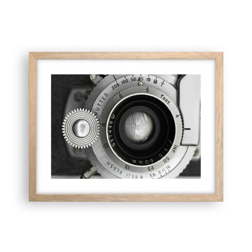 Plagát v ráme zo svetlého duba - Príbeh o Hollywoode - 40x30 cm