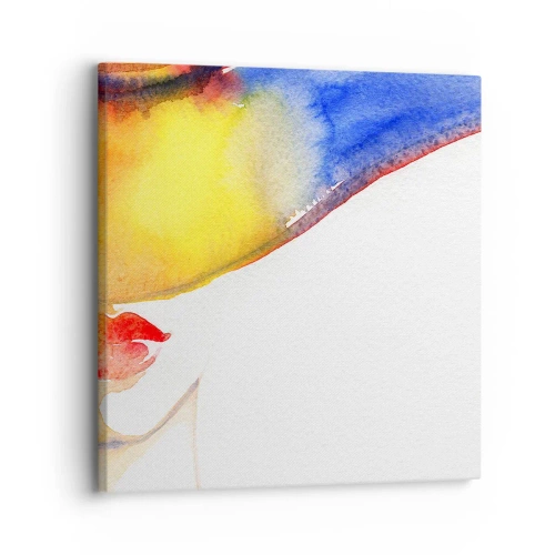 Obraz na plátne - Portrét dámy    - 30x30 cm