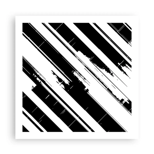 Plagát - Intenzívna a dynamická kompozícia - 60x60 cm
