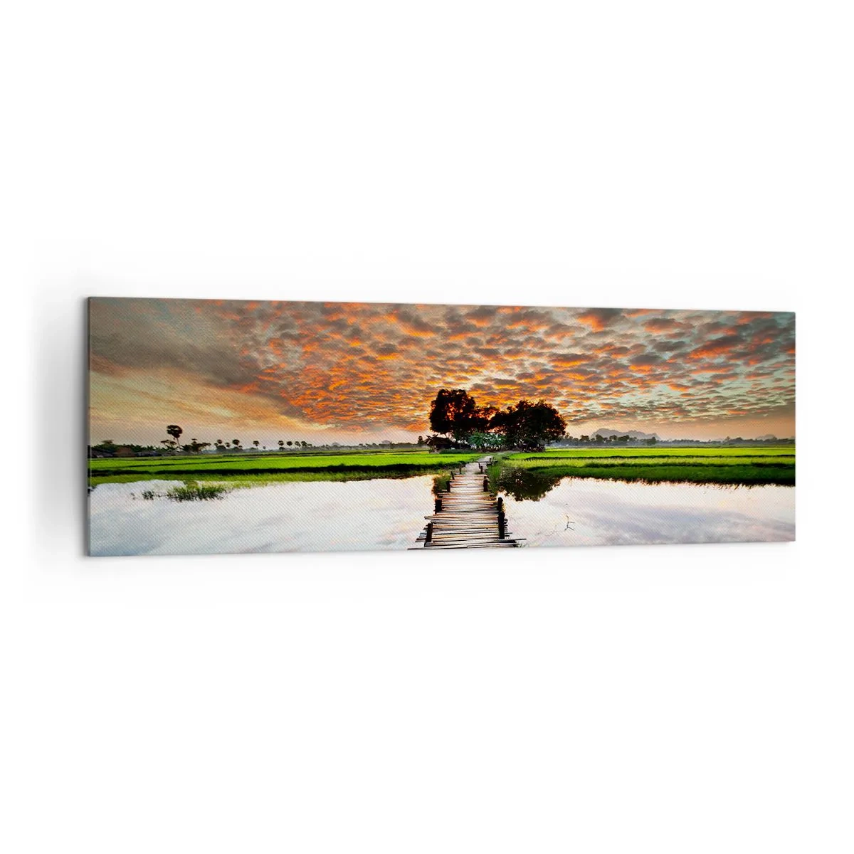 Obraz na plátne - Roztiahnite ruky - dýchajte  - 160x50 cm