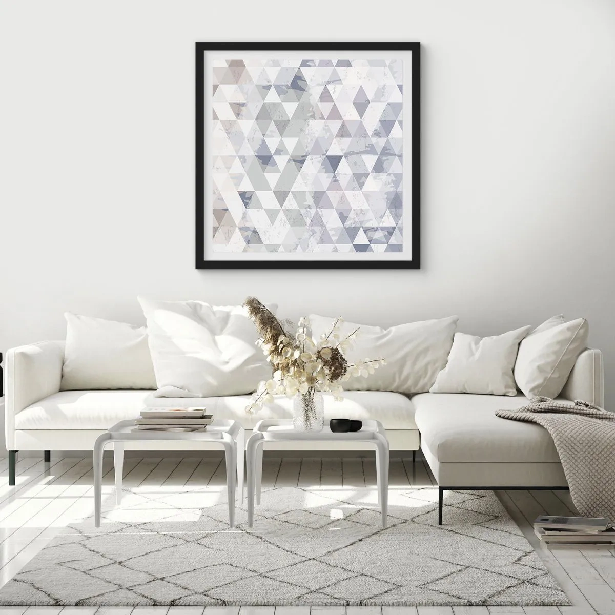 Plagát v čiernom ráme - V rytme na tri - 60x60 cm