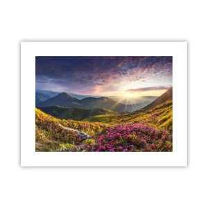 Plagát - Sviežosť horského rána - 40x30 cm