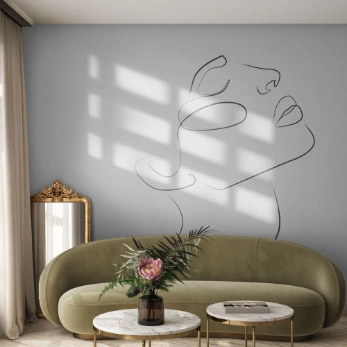 Fototapeta Premium Canvas - Meandre sna - Ženská tvár, Portrét ženy, Grafika - 350x256 cm