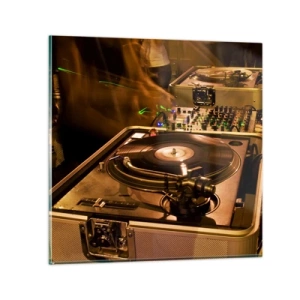 Obraz na skle - Cítiš tú silu? - 30x30 cm