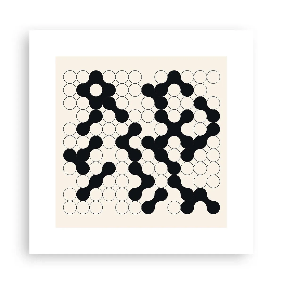 Plagát - Čínska hra – variácia - 30x30 cm