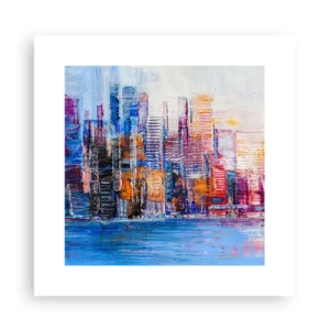 Plagát - Radostná metropola - 30x30 cm