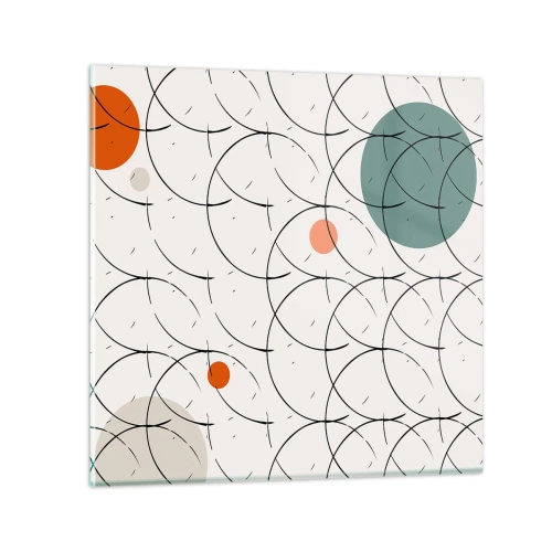 Obraz na skle - V duchu pop-artu - 50x50 cm