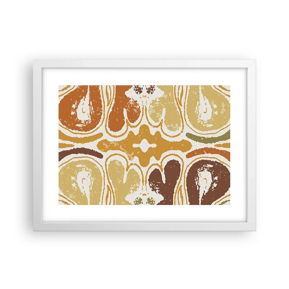 Plagát v bielom ráme - Sentimentálna abstrakcia - 40x30 cm