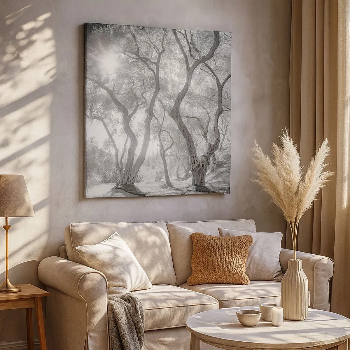 Obraz na plátne - V olivovom háji - 30x30 cm