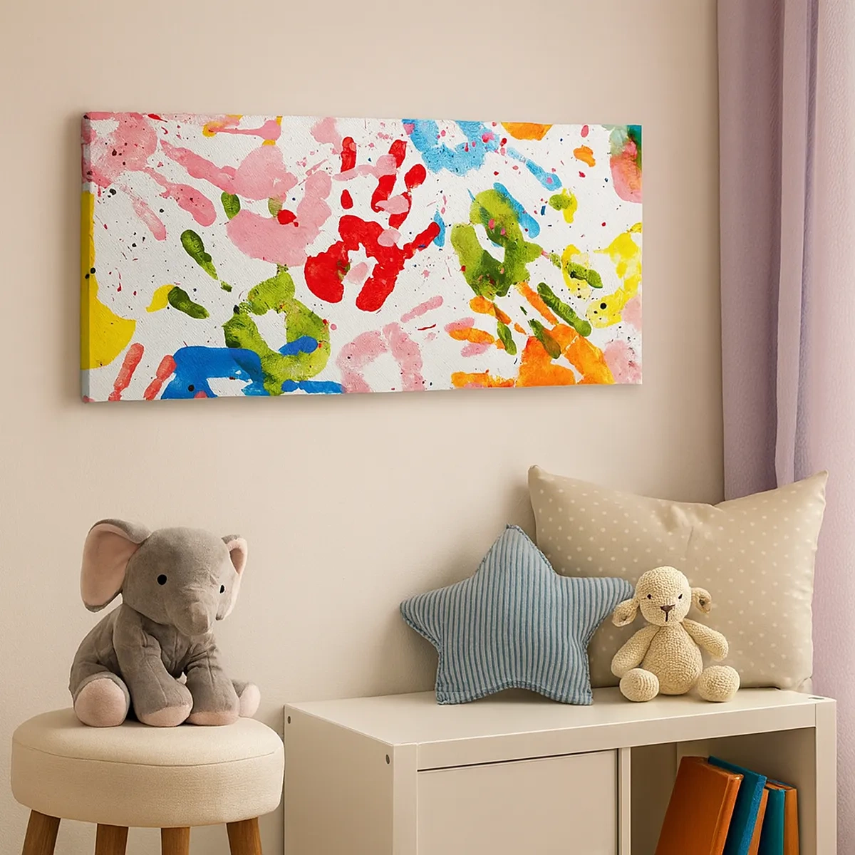 Obraz na plátne - Choď v stopách - 30x30 cm