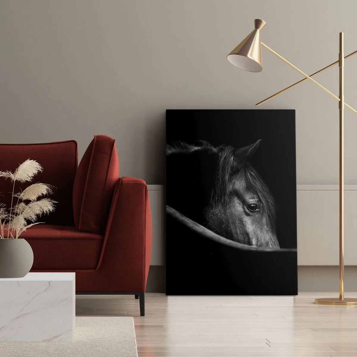 Obraz na plátne - Čierny knieža - 50x70 cm