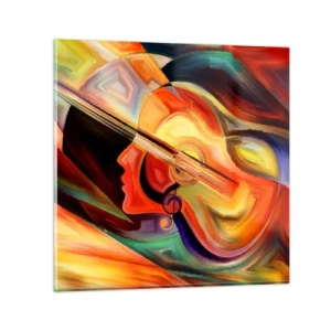 Obraz na skle - Všetko je v poriadku - 60x60 cm