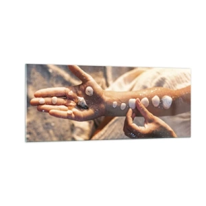 Obraz na skle - Krása na dosah - 100x40 cm