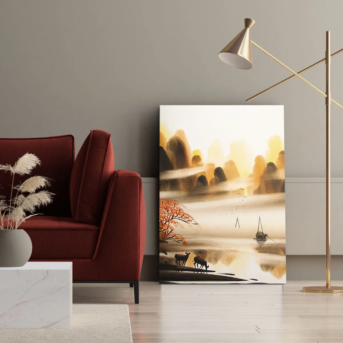 Obraz na plátne - Ďalej ako na Ďalekom východe - 50x70 cm