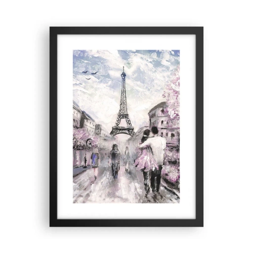 Plagát v čiernom ráme - Keď sa zamilovať, tak len v… - 30x40 cm