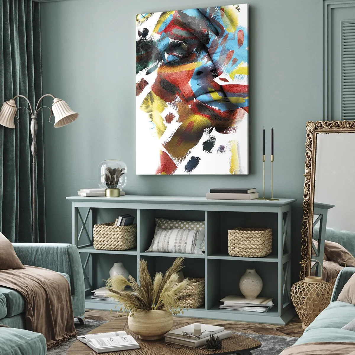 Obraz na plátne - Pestrá osobnosť - 50x70 cm