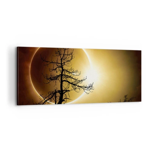 Obraz na plátne - Úplné zatmenie - 100x40 cm
