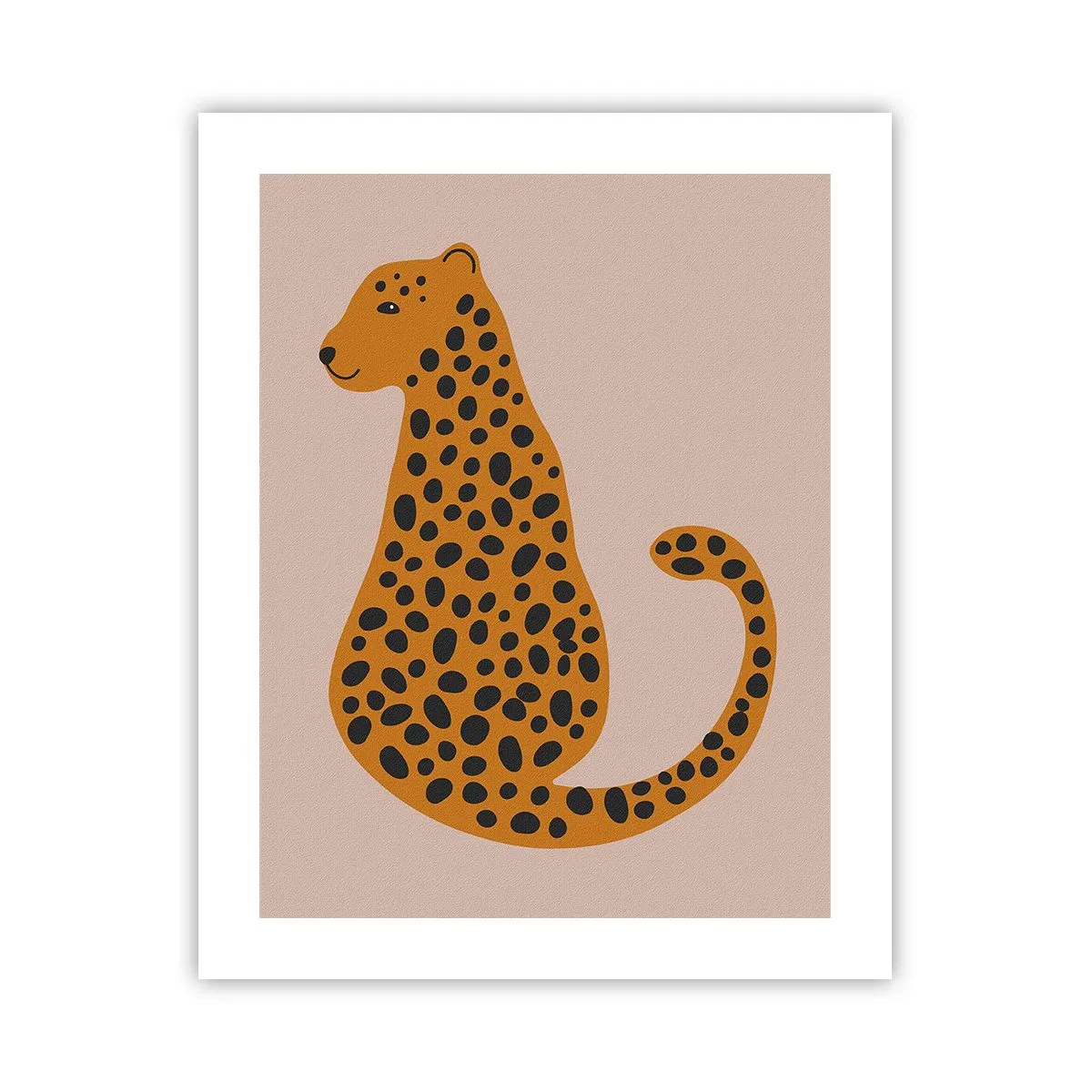 Plagát - Leopardný vzor je v móde - 40x50 cm