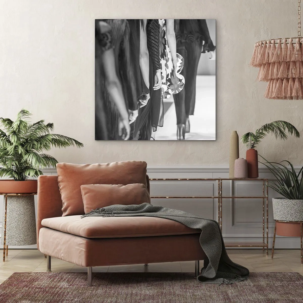 Obraz na plátne - Štýlový sprievod - 70x70 cm