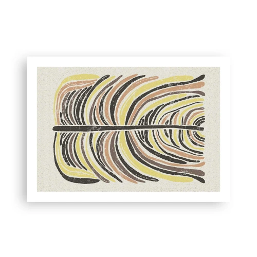 Plagát - Abstrakcia plná života - 70x50 cm