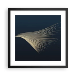 Plagát v čiernom ráme - Ako anjelské vlasy - 40x40 cm