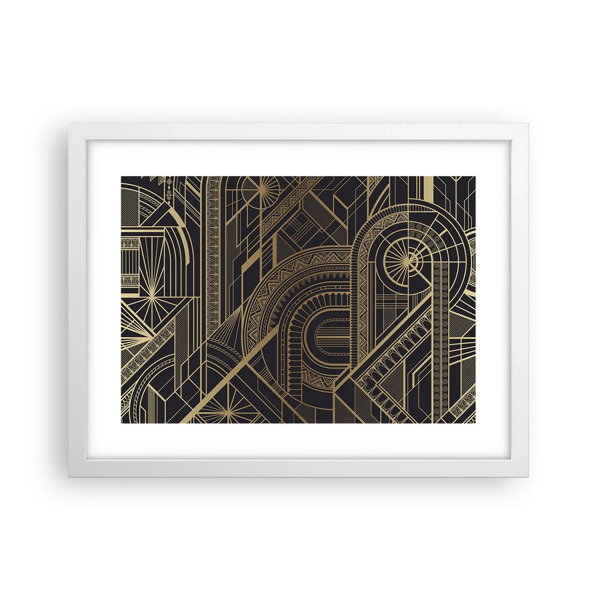 Plagát v bielom ráme - Koncepty, nápady, plány - 40x30 cm