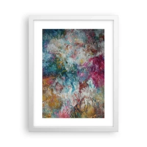 Plagát v bielom ráme - V plnom rozkvete - 30x40 cm