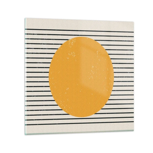 Obraz na skle - Sila jednoduchosti - 70x70 cm