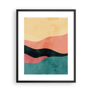 Plagát v čiernom ráme - Kompatibilný nesúlad - 40x50 cm