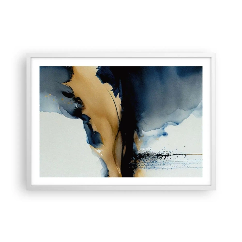 Plagát v bielom ráme - Za závojom - 70x50 cm