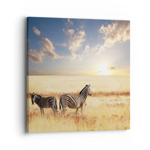 Obraz na plátne - Choď odtiaľto, neruš pokoj - 40x40 cm