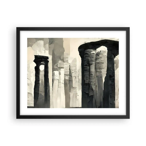 Plagát v čiernom ráme - Majestátnosť starožitnosti - 50x40 cm
