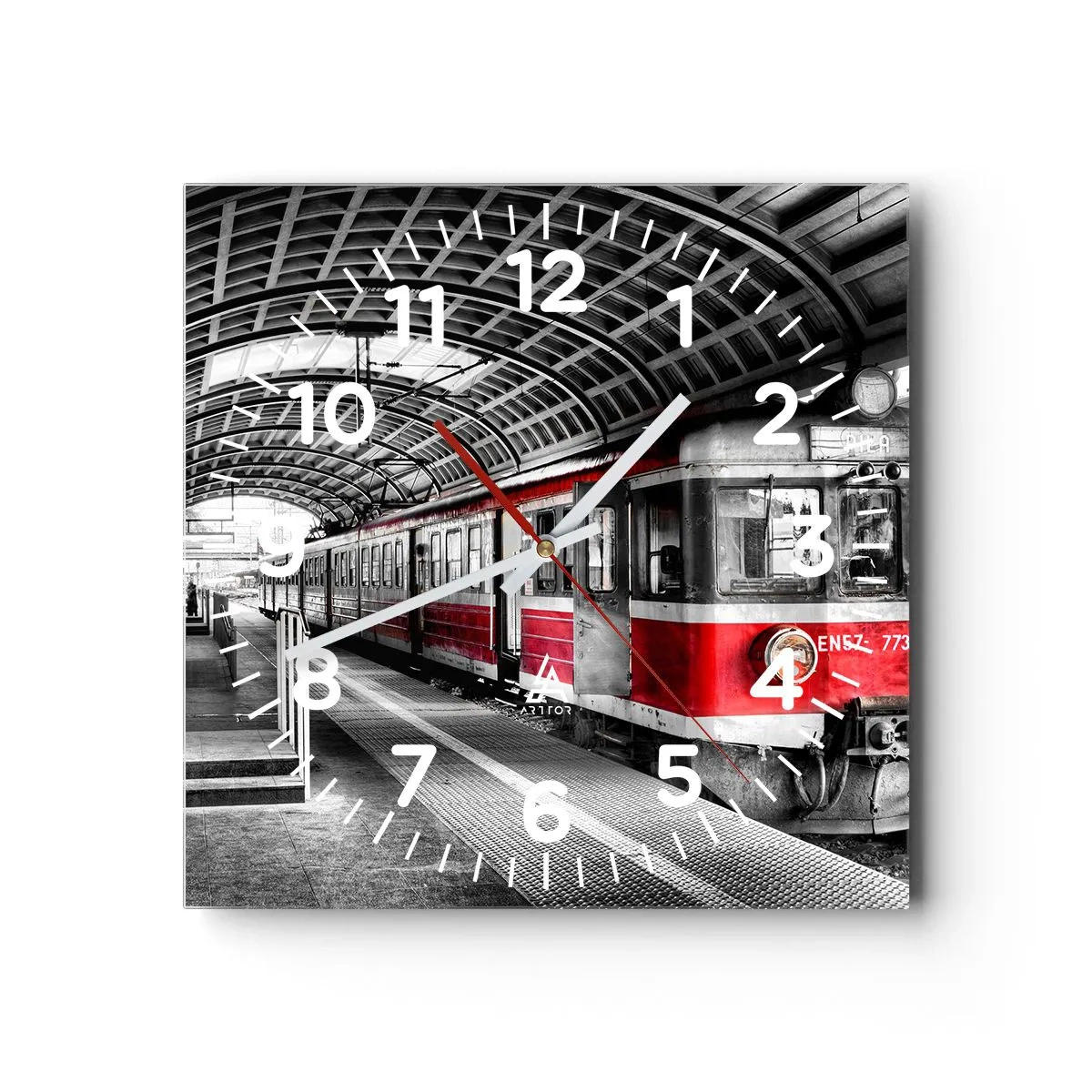 Nástenné hodiny - Možno je to životná cesta? - 40x40 cm