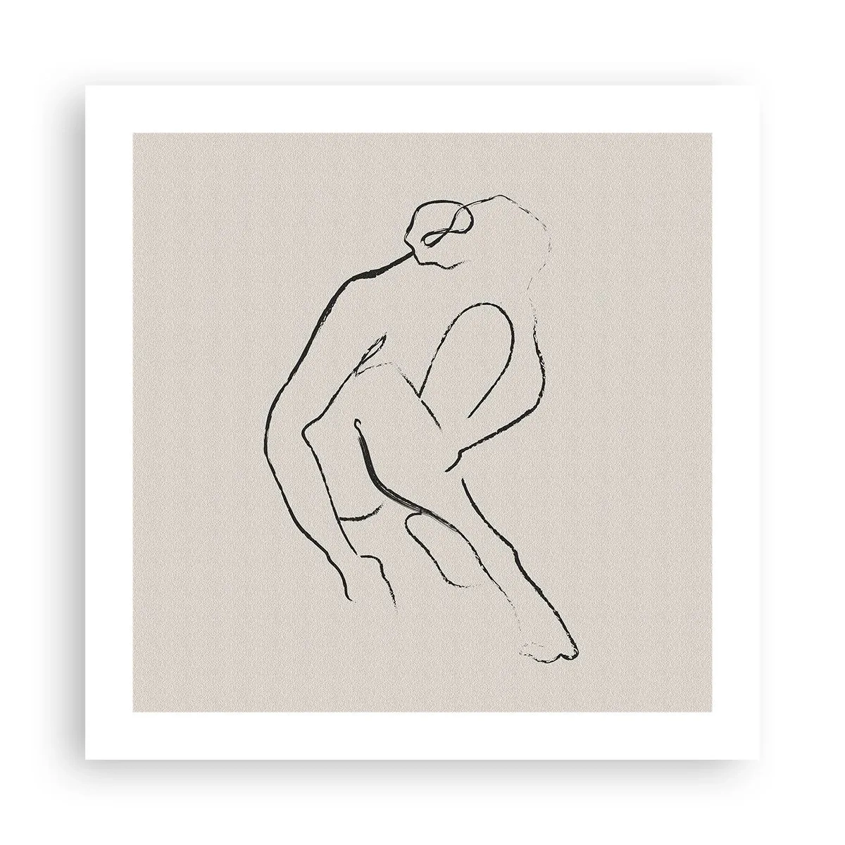 Plagát - Intímna skica - 50x50 cm