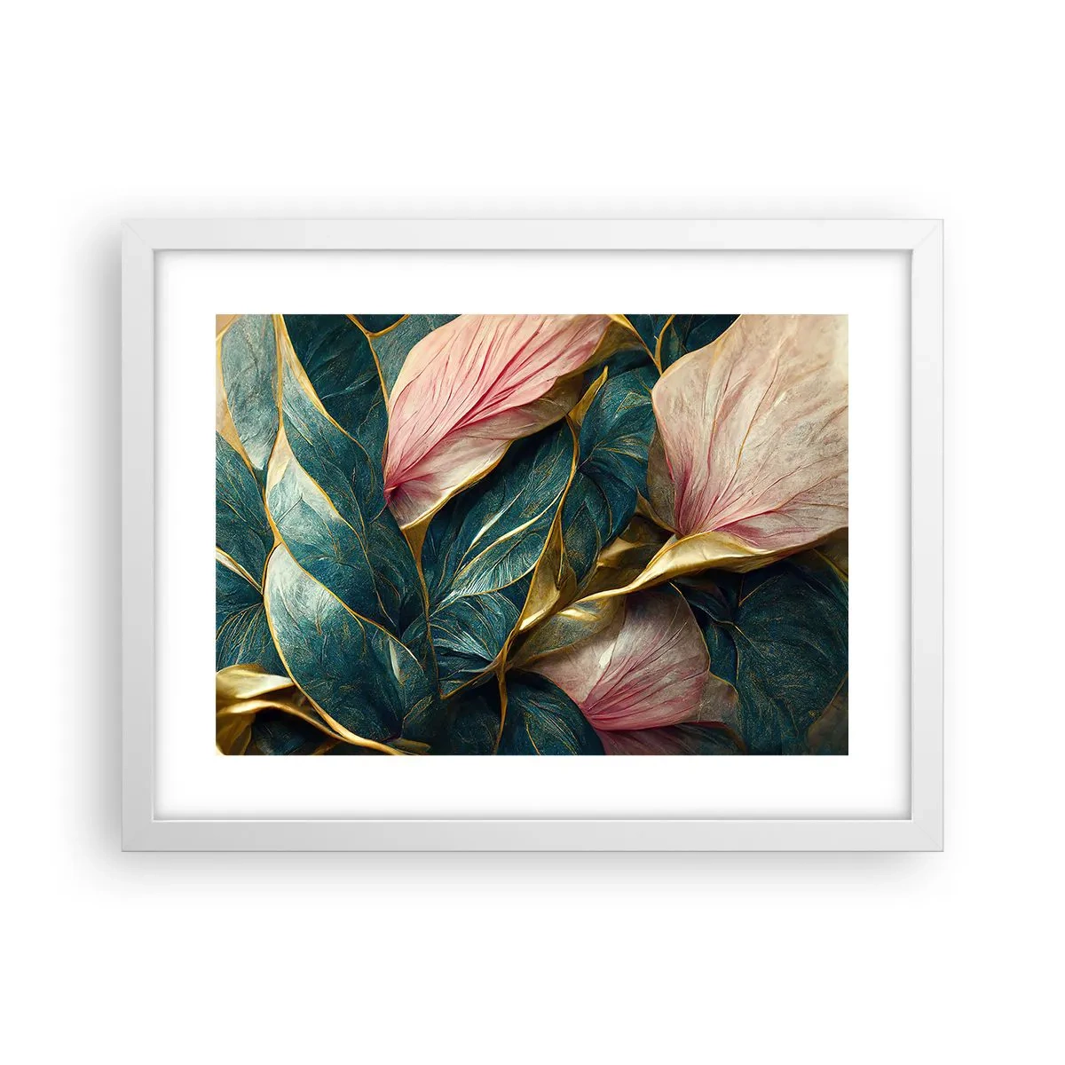 Plagát v bielom ráme - Prirodzená elegancia a štýl - 40x30 cm