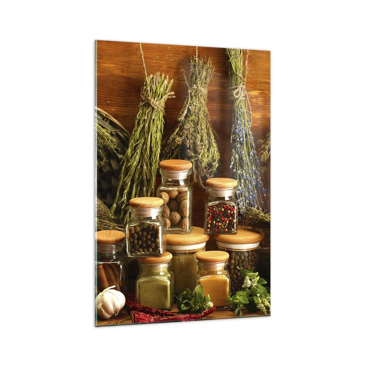 Obraz na skle - Kuchynské kúzla - 70x100 cm