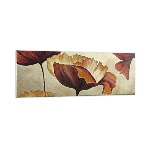 Obraz na skle - Lán lúky - 90x30 cm