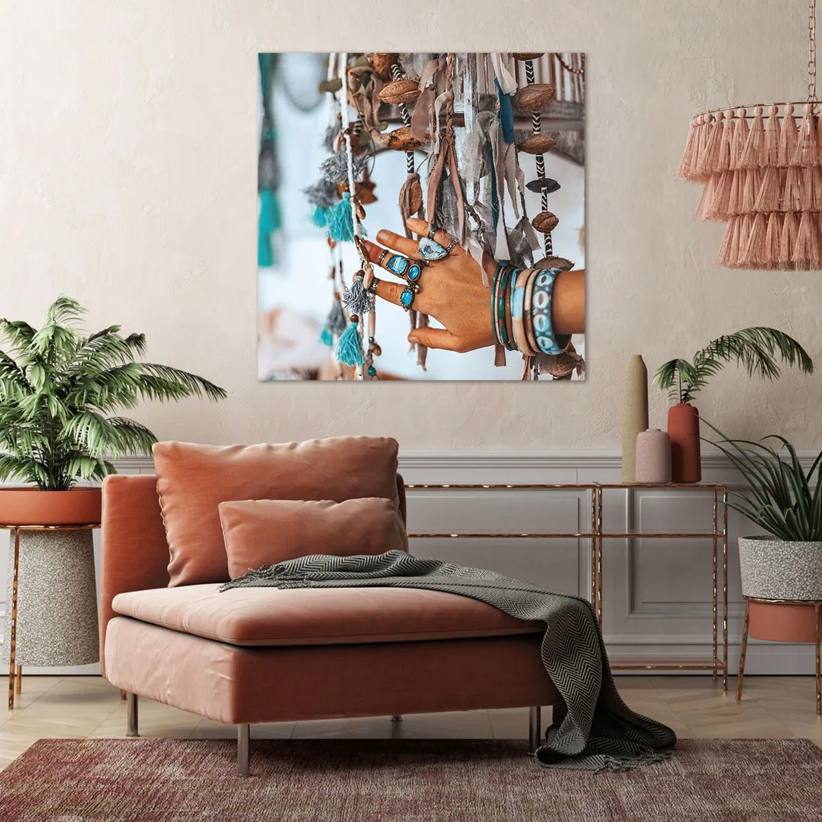Obraz na plátne - Miestne poklady - 70x70 cm