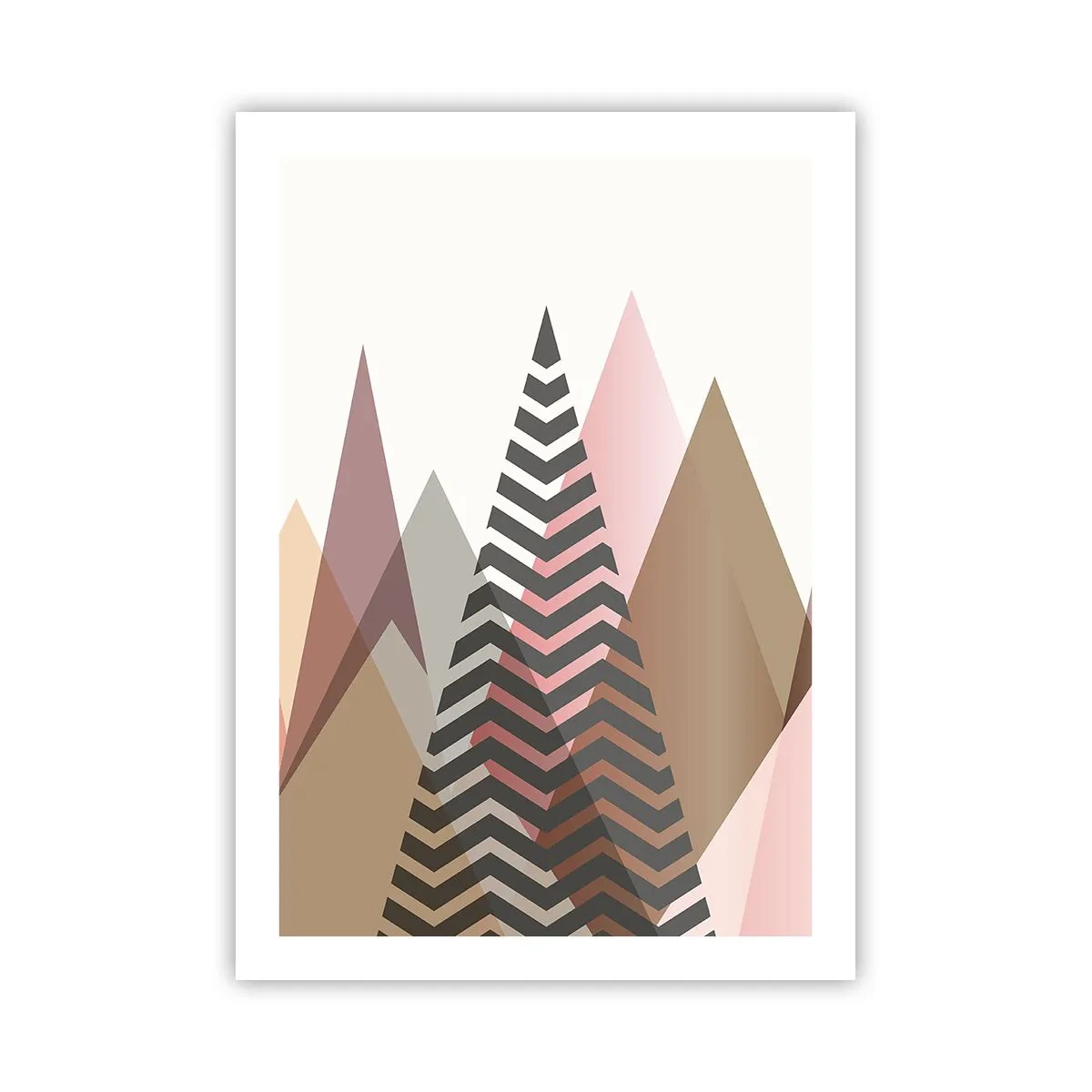 Plagát - Pyramidálny pohľad - 50x70 cm