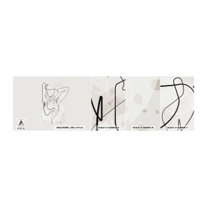 Vzorka Fototapeta Standard Eco - Umenie zvádzania - Žena, Grafika, Kus - 100x30 cm