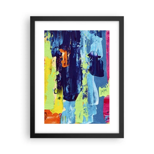 Plagát v čiernom ráme - Život je krásny! - 30x40 cm